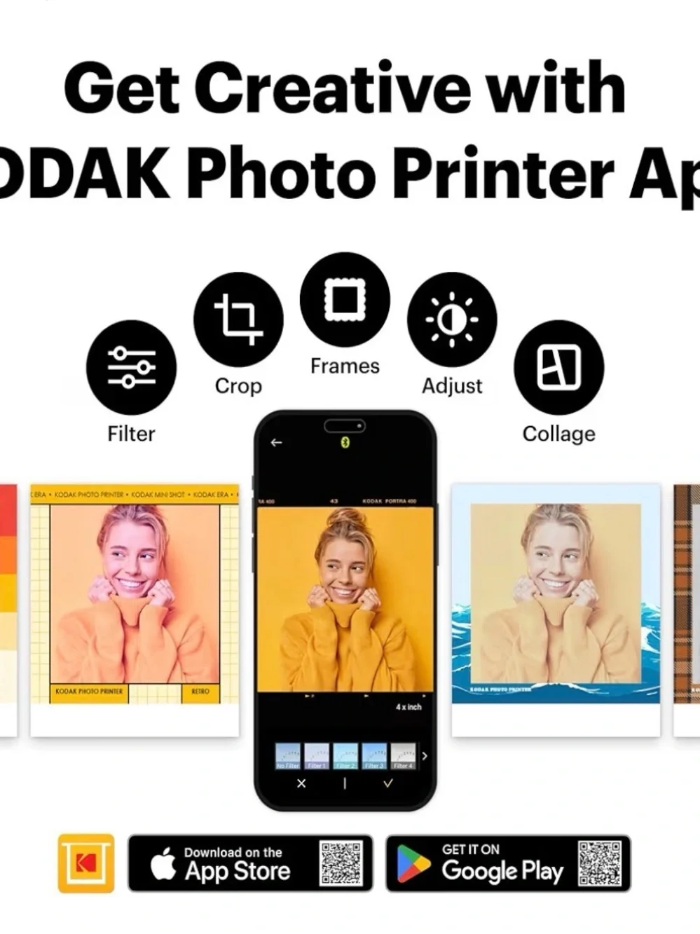 Kodak Mini Shot 3 Instant Camera + 60 Sheet Cartridges